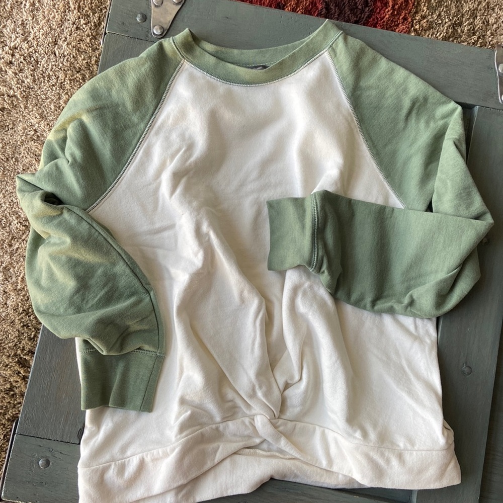 Eddie Bauer Camp Fleece Twist Front Sweatshirt